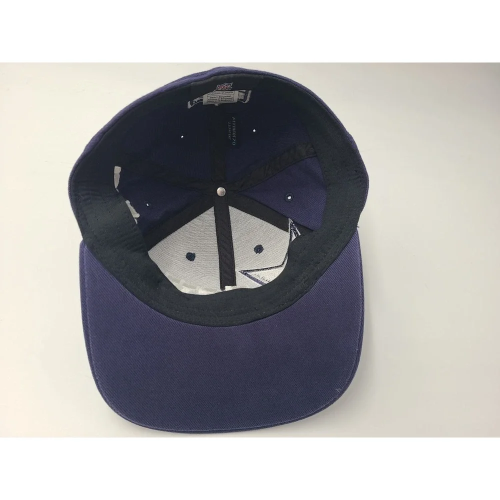Youth Dallas Cowboys Big Wrap Logo Reebok Flex‎ Fitted Hat Cap NFL Football Blue